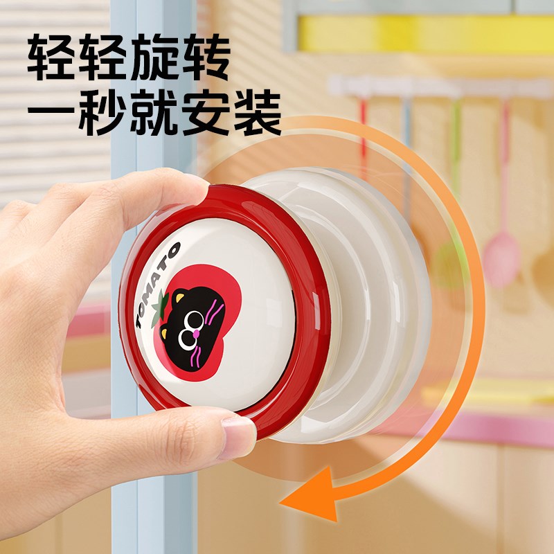多巴胺玻璃门把j手拉手吸盘强力开门推拉门免打孔柜门抽屉冰箱