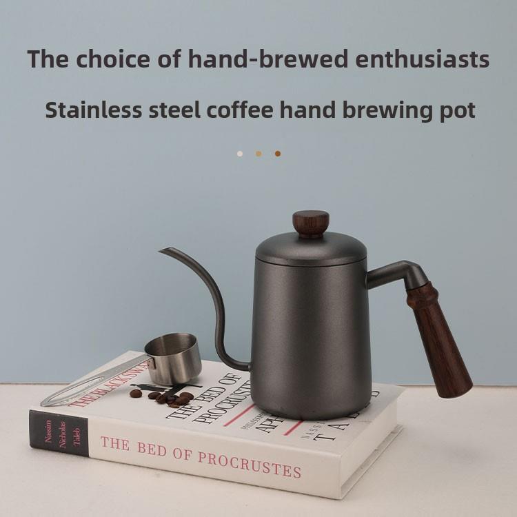 304不锈钢手冲咖啡壶，挂耳手冲咖啡壶，家用水冲咖啡器具，滴灌
