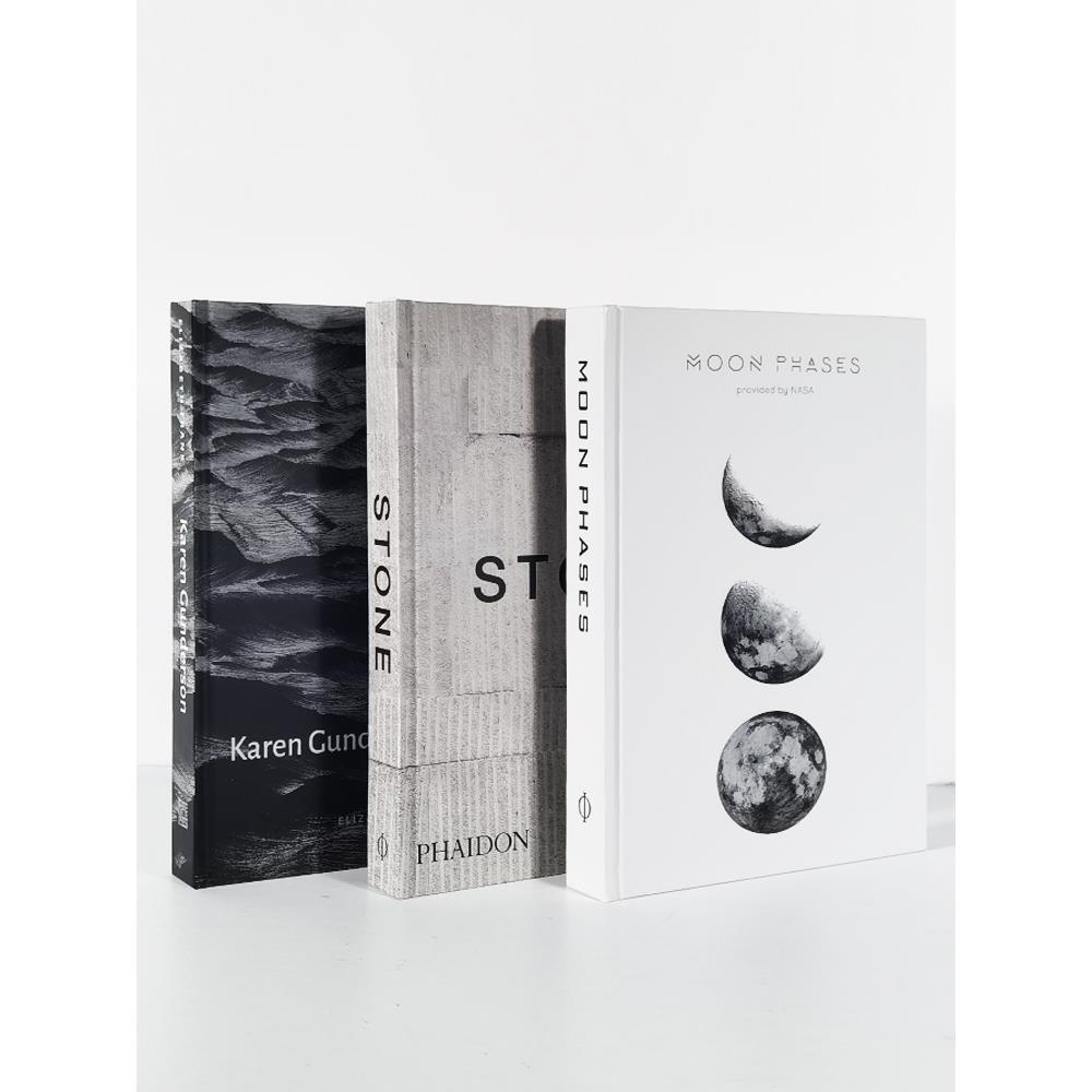 现代简单的黑白灰饰品装饰书无障碍豪华样板房书柜装饰照片展示道