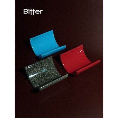 精选Bitter手工瓦片香插家用室内线香托盘香薰底座陶瓷小众中式摆