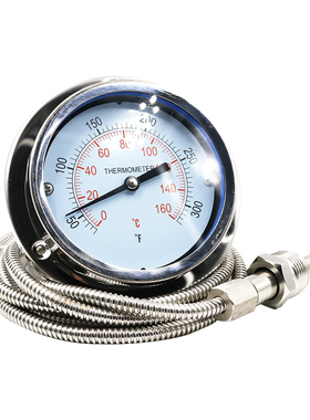 精选上海正WTQ-280 不锈钢压力式温度计远传温度计304