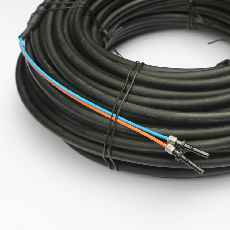 2芯V-PIN风电光纤 AT-V(ZN)Y（ZN)11Y 2K200/230 风机拖链电缆线