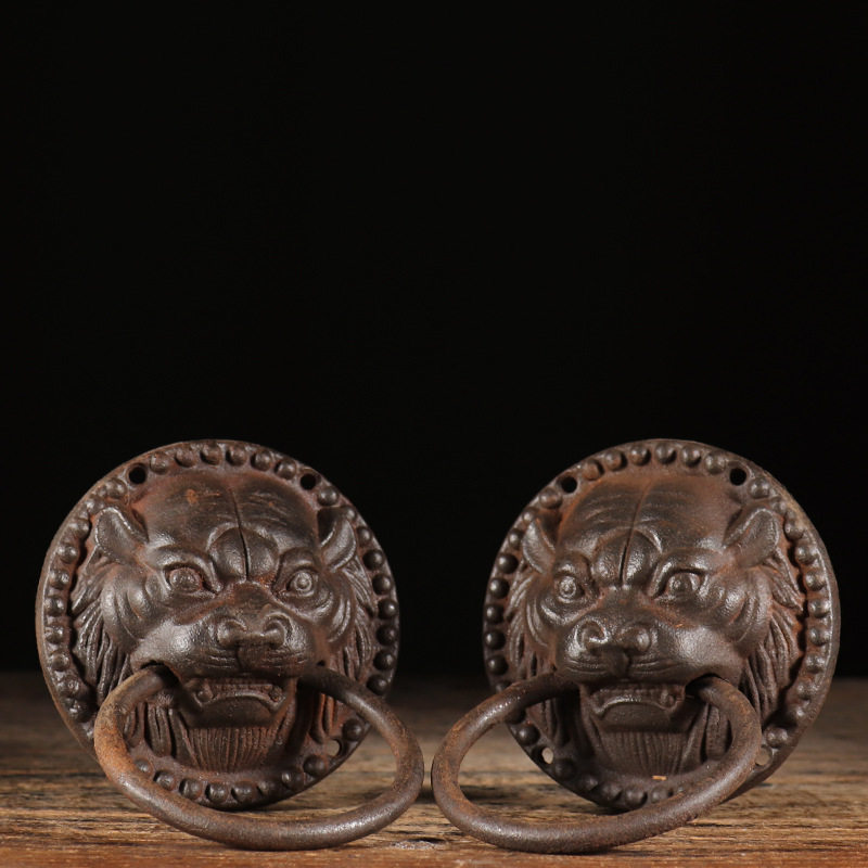 旧铁器中式仿古纯铁虎头门环中式复古装饰瑞兽铁把手大门拉环包邮,包装,其它包装袋,淘宝优惠券,粉丝福利购,淘宝优惠卷