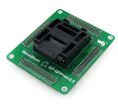 QFP144 TQFP144 IC51-1444-1354-7通用测试座带排针GP-QFP144-0.5