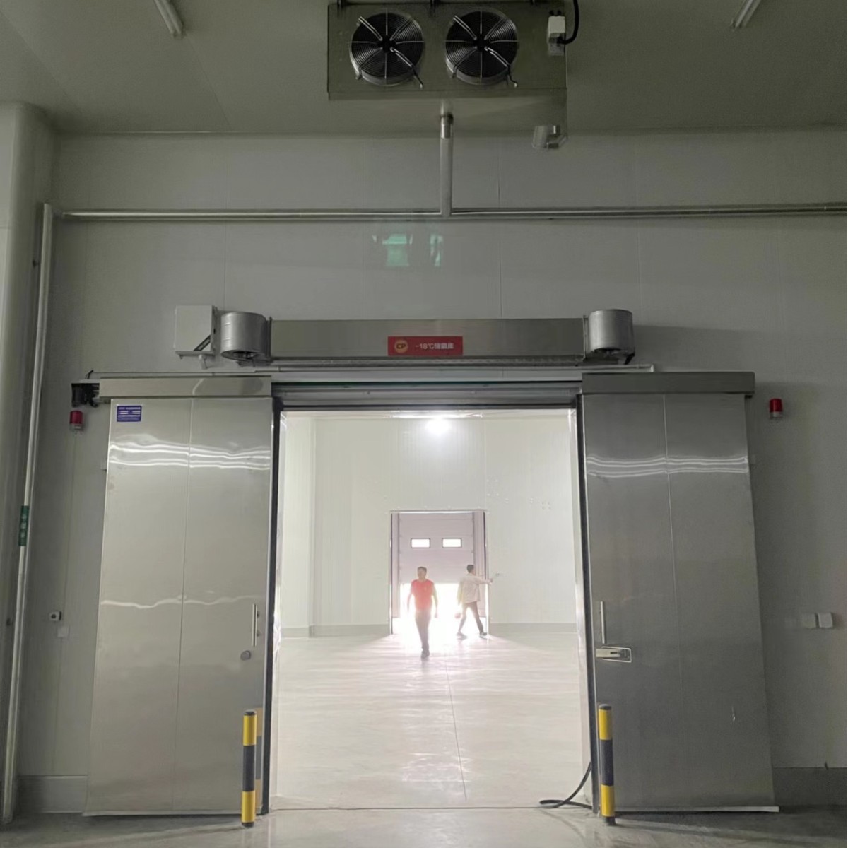 保温冷库门冻库保鲜冷藏库304不锈钢手动平移门推拉门保温门