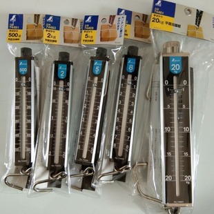 5kg 1kg 日本SHINWA企鹅亲和手称手提秤便携式 弹簧秤拉力计500g