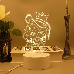 原神胡桃周边芙宁娜手办心海可莉魈温迪钟离提纳里小夜灯生日礼物