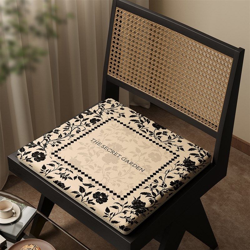 精选中古风记忆棉坐垫办公室椅子椅垫防屁股痛久坐学生教室凳子座,居家布艺,椅垫,淘宝优惠券,粉丝福利购,淘宝优惠卷