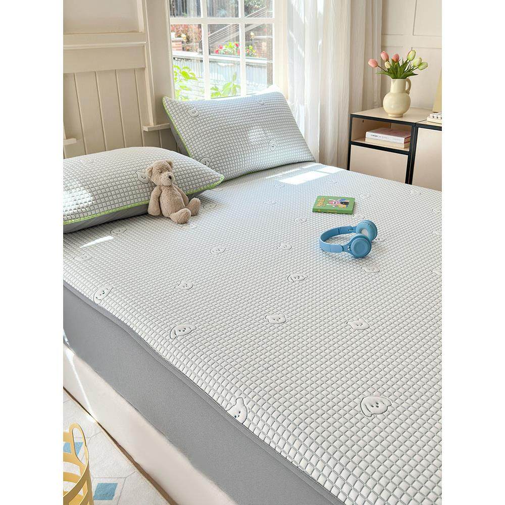 月光客车【冰肌冷却垫】冰豆豆垫三件套床单1.8米冰丝空调软垫