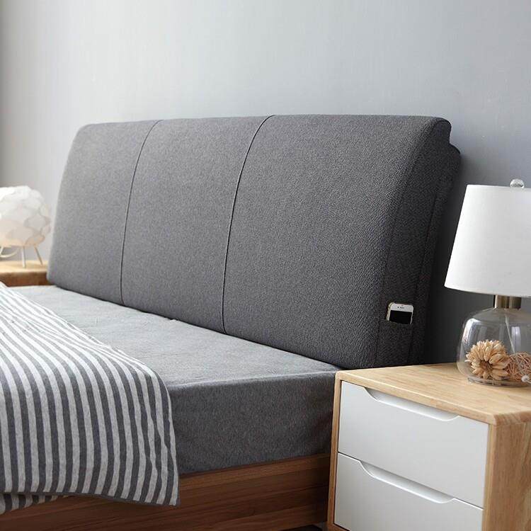 榻榻米海绵无床头靠垫网红大靠背2023新款软包自粘简约现代可拆洗