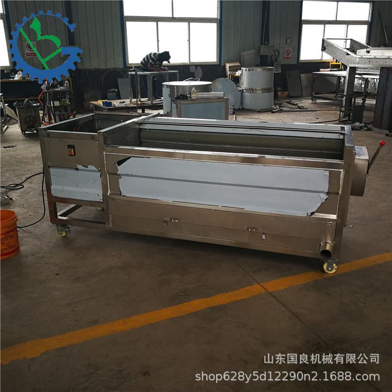 厂家供应毛刷清洗机刺梨清洗机胡萝卜抛光清洗机加工定制