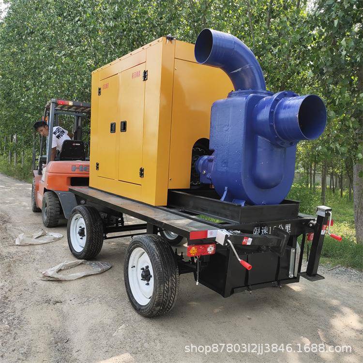 移动式防雨抽水车城市应急排水泵运行平稳柴油机防汛泵车