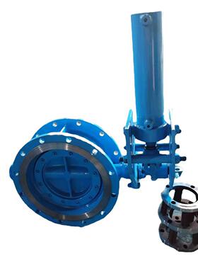 液动硬密封蝶阀D743H-2.5液动推杆三偏心蝶阀液动多层次蝶阀