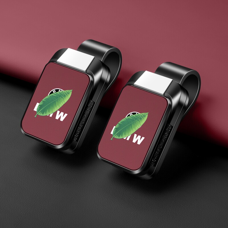 适用宝马车载眼镜夹3系5系7系ix1x3x5x7x6汽车眼镜架遮阳板收纳架
