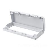 正品 86型位插座防水室盒三联开关防溅板盒卫生间浴面三带锁保护盖