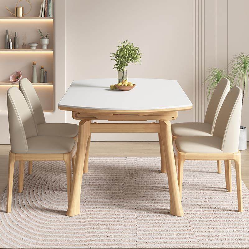 正品实木餐板桌木风岩家用代小户型多功能电磁炉现简约轻奢伸原缩,住宅家具,岩板餐桌,淘宝优惠券,粉丝福利购,淘宝优惠卷