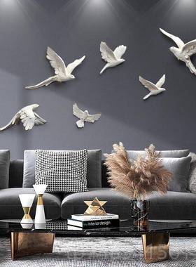 正品北欧羽新毛落地摆件大客柜厅玄关电视型家居饰品办公室摆设乔