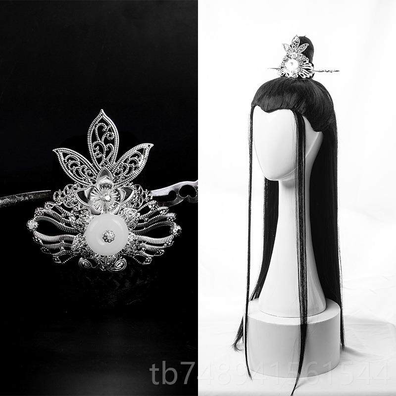 正品侠古装假发男汉服头发套长发帅气古风os客手钩c美人尖男生全图片