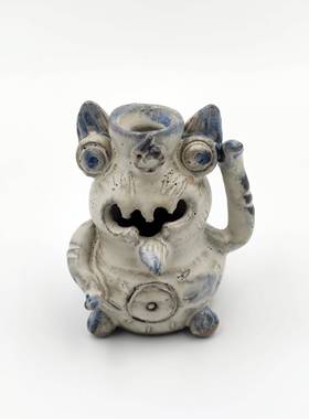 正品云南民族特色手工陶瓷工艺品纳瓦猫摆福件招财送友朋礼物