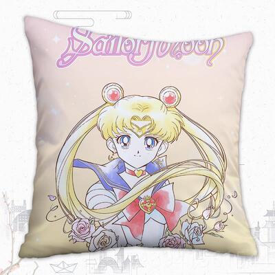 正品Sailor on 美少女战士 抱枕 方枕客厅腰靠室汽车靠M垫可o爱枕