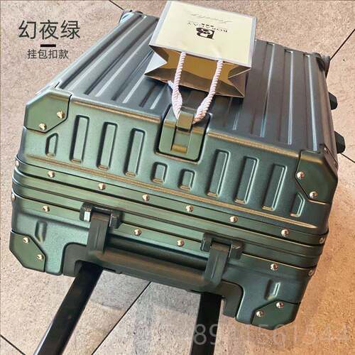 正品Pc行寸李箱在框新的女性铝架28.8英2手推车行李箱万能轮24行