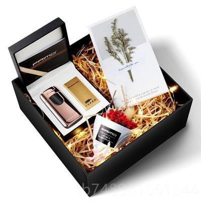 正品档高防照风打火机充电指纹识别送男生日礼创意片定制个性刻字