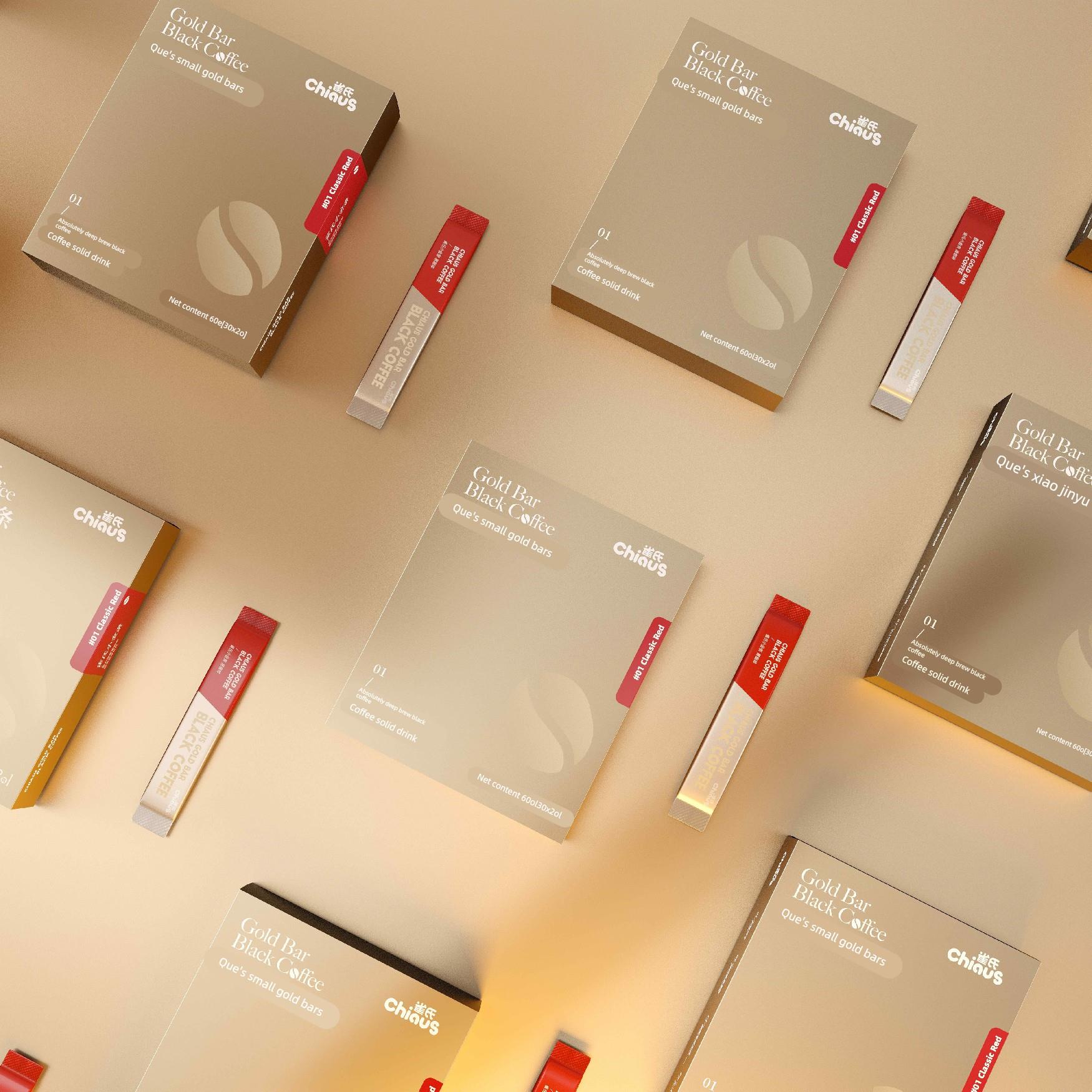 雀氏小金条香浓苦味速溶黑咖啡0脂0蔗糖无糖美式咖啡粉正品30条