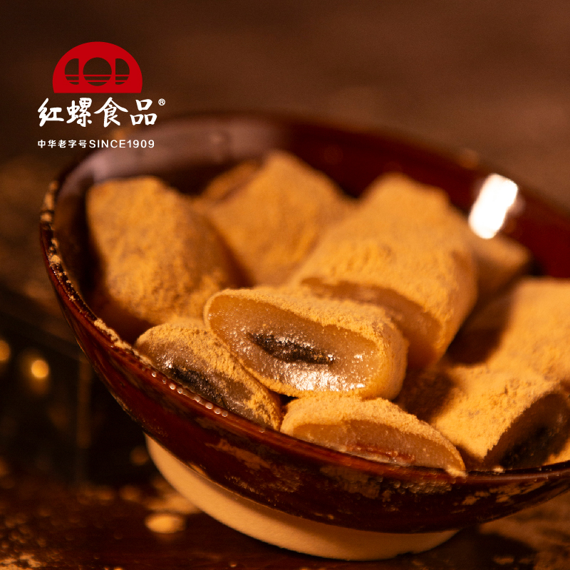 驴打滚糯米糕点豆面糍粑北京特产零食爆浆麻薯多口味点心红螺