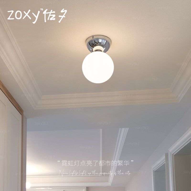 zoxy佐夕 包豪斯玄关过道小吸顶灯现代极简门厅洗手间阳台走廊灯