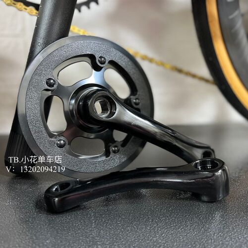 儿童自行车铝合金牙盘 36齿114MM曲柄 单速轮盘 儿童车学生车