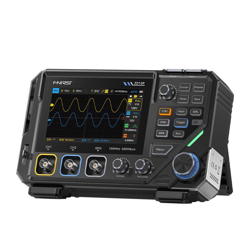FNIRSI高精度数字示波器手持便携式2D15P三合一万用表信号发生器