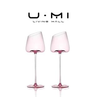 酒具无铅水晶高脚杯红酒杯轻奢高档葡萄酒杯 LIVING·火烈