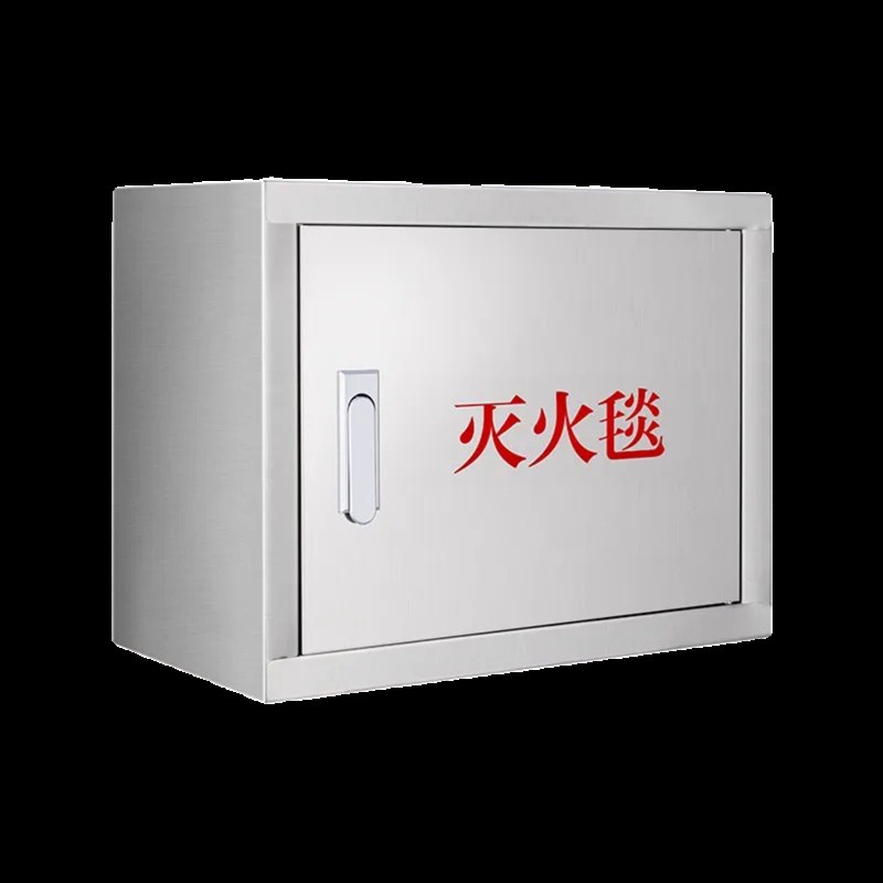 304不锈钢消防空箱壁挂式防毒面具箱灭火毯箱子消防器材放置箱