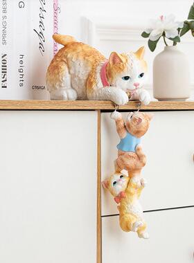 惠鑫巧居猫电视柜饰品工艺品家居用品入口入口饰品乔迁礼品