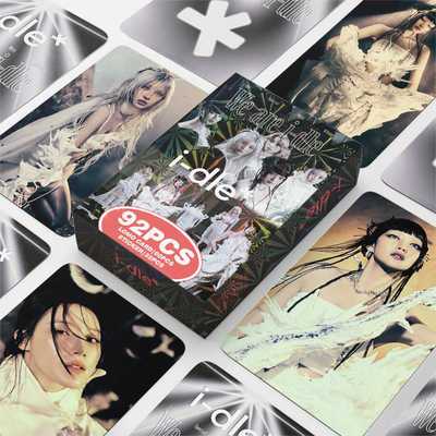 92张明星小卡原GIDLE贺卡I-DLE回归专辑We are idle照片卡LOMO卡