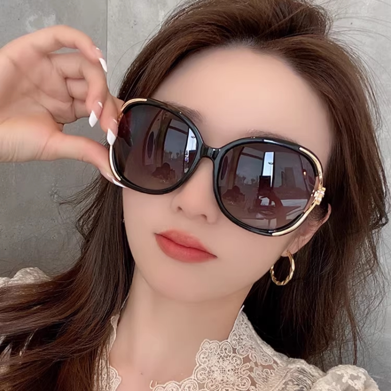 2026新款偏光太阳眼镜女大框高级感防紫外线妈妈气质显白墨镜开车