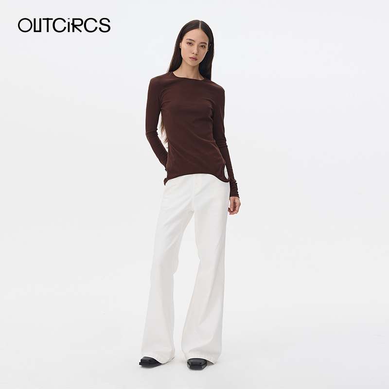 OUTCiRCS上下翻折打底T恤