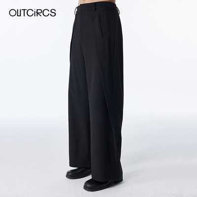 OUTCiRCS工字褶开袋西裤25新款