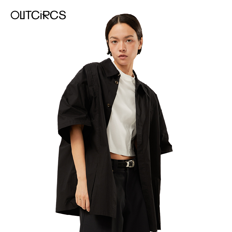 OUTCiRCS23SS开口短袖衬衫