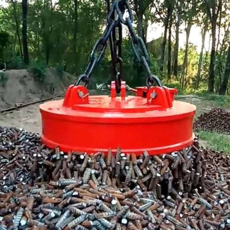 电磁吸盘精密平面用吸力均匀改装安装圆形废钢废铁起重电磁吸盘