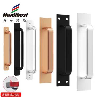 免打孔门窗拉手 把手窗户木门阳台推拉门移门明装手把 铝合金推手