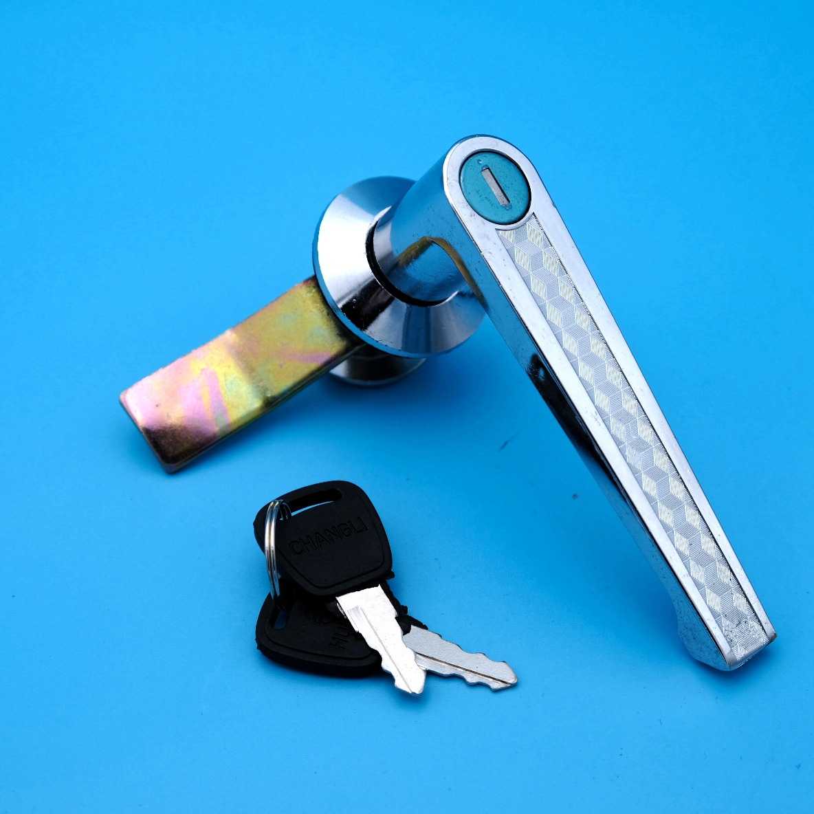 辉华 长力锁具MS301花纹配电箱开关工业柜门锁把手锁执手锁