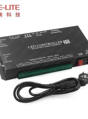 K-8000S可联可脱支持ARTNET控制器幻彩全彩DMX512控台灯光控制器