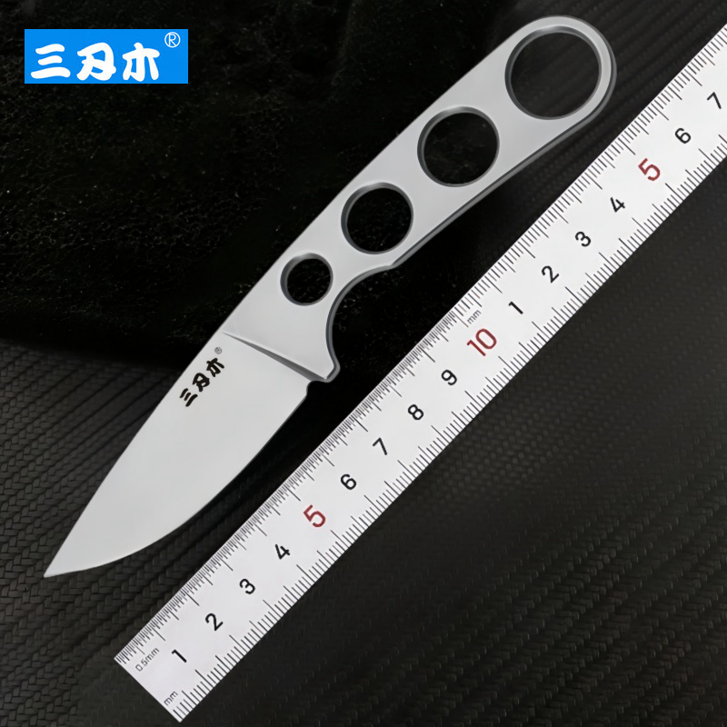 三刃木水果刀7130户外刀不锈钢