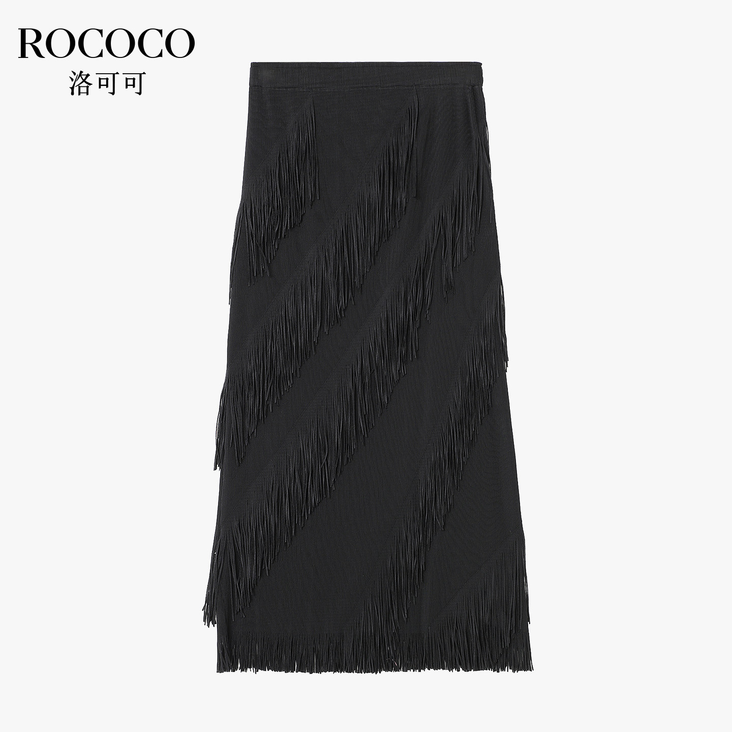 ROCOCO/洛可可时尚休闲女士百搭设计半裙简约下裙
