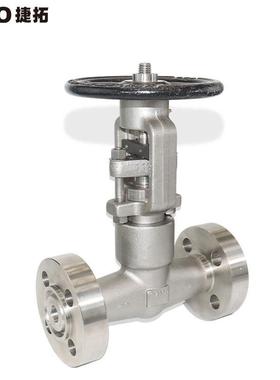 2500LB高压法兰锻钢截止阀氢用Z41Y-2500不锈钢电厂手动截止阀