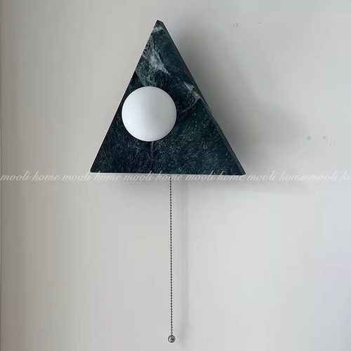 天然大理石充电壁灯复古轻奢卧室床头灯客厅装饰壁灯