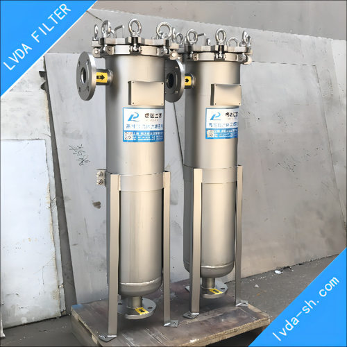 侧入式单袋过滤器 凹盖 平盖式 M16M20快开吊环螺栓 2号滤袋180x8