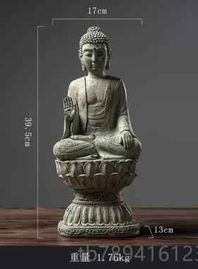 高档中大式号慈佛悲佛头佛首新像禅意家居摆件东南亚玄关走廊佛系