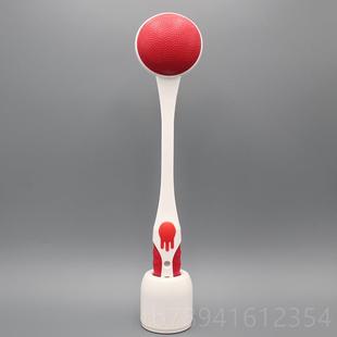 高档火柴棒医生按摩锤子皮锤腿太部空橡借力敲捶打锤经络拍打棒捶